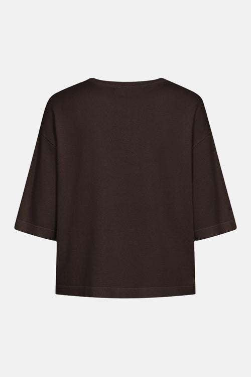 Pull col rond brun - FREEQUENT