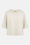 Pull col O - beige