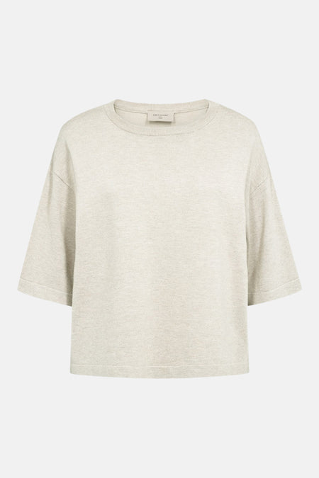Trui met ronde hals beige - FREEQUENT