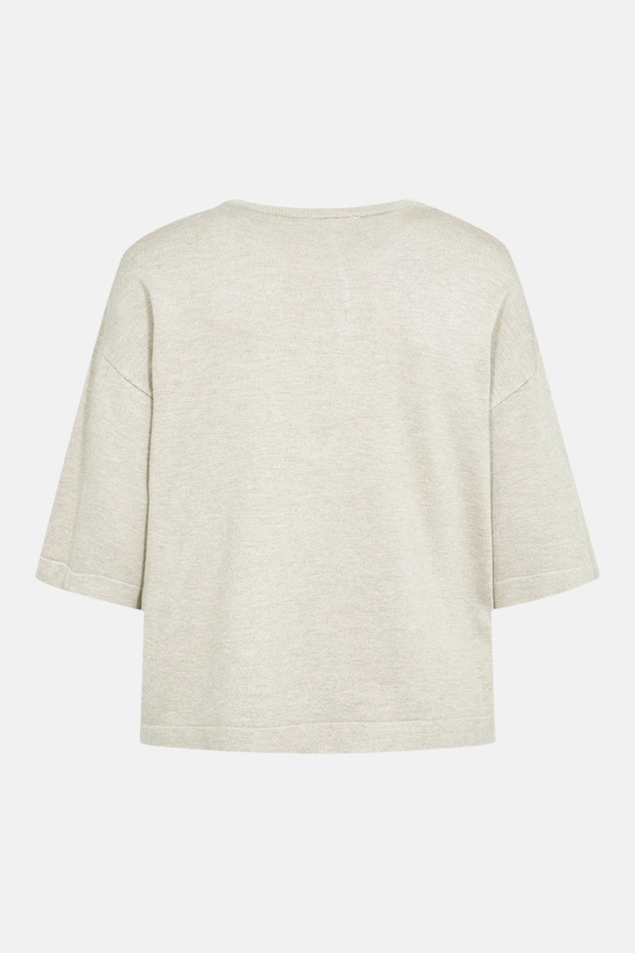 Pull col O - beige
