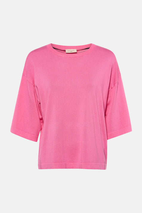 Pull à col rond - Rose