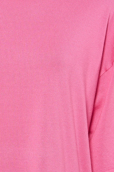 Pull met ronde hals - Roze