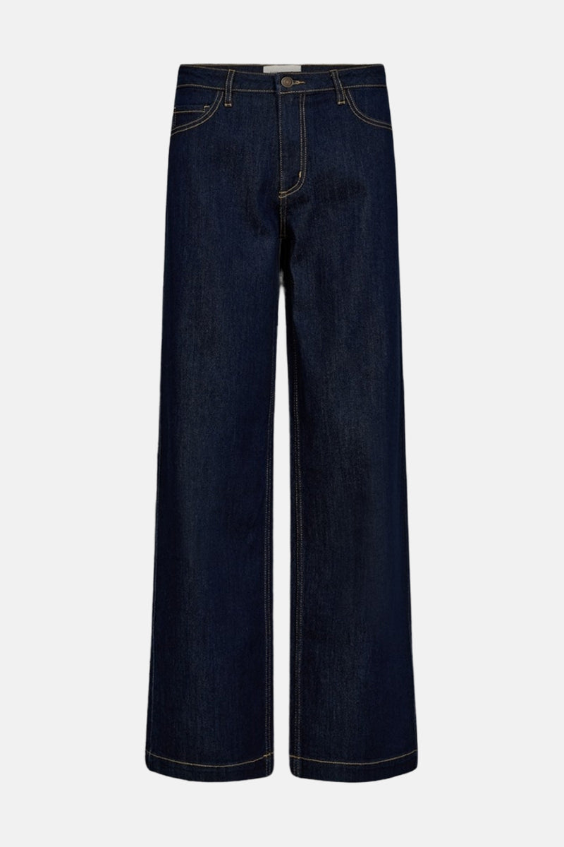 Jeans wide dark blue denim - FREEQUENT