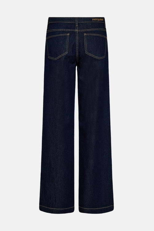 Jean large dark blue denim - FREEQUENT