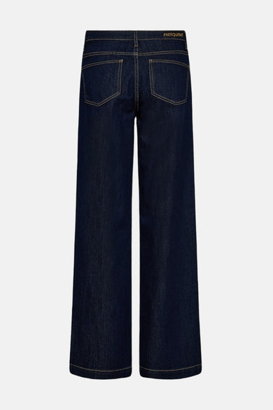 Jeans wide dark blue denim - FREEQUENT