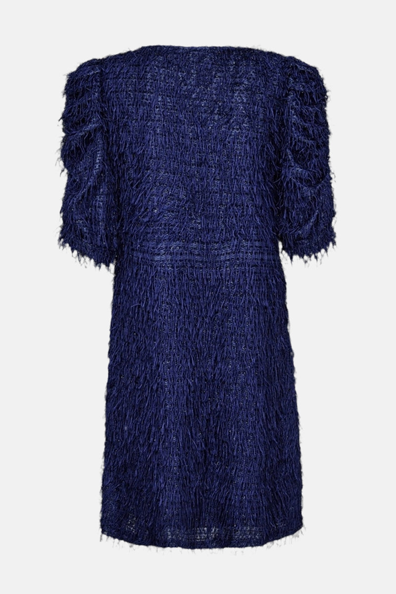 Kleedje met korte mouwen - blauw