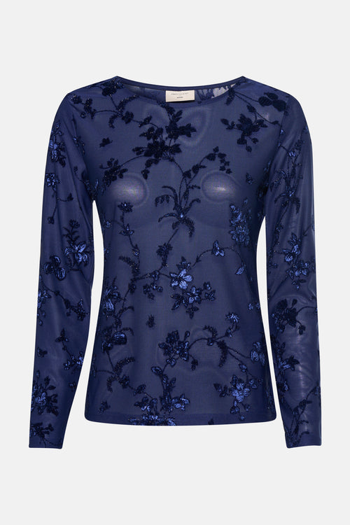 T-shirt met lange mouwen - blauw