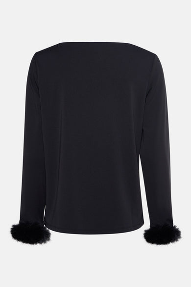 Blouse met lange mouwen - zwart