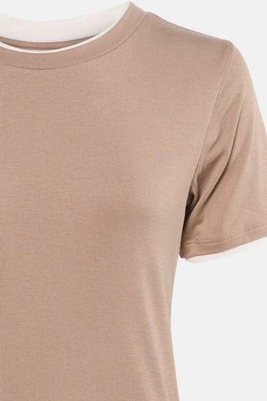 T-shirt à manches courtes - beige