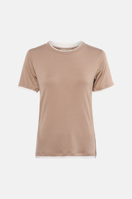 T-shirt à manches courtes - beige