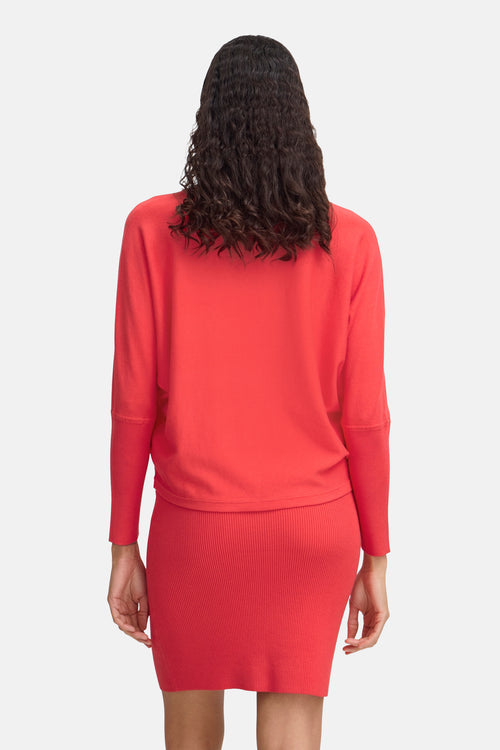 Pull col rond Rouge - B.YOUNG