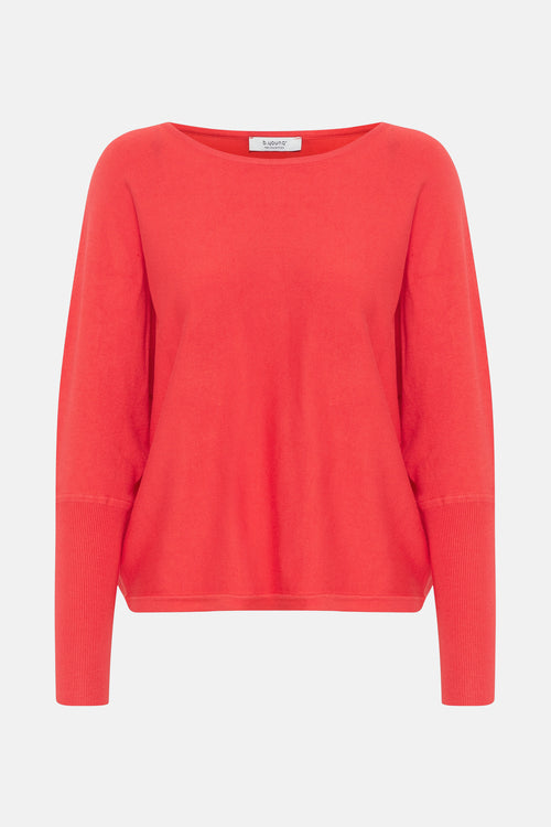 Pull col rond Rouge - B.YOUNG
