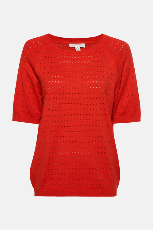 Pull col rond Rouge - B.YOUNG