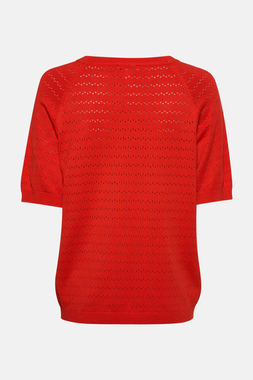 Pull col rond Rouge - B.YOUNG