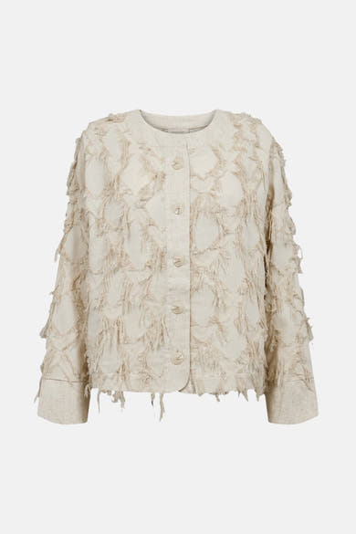 Hemd met lange mouwen - beige