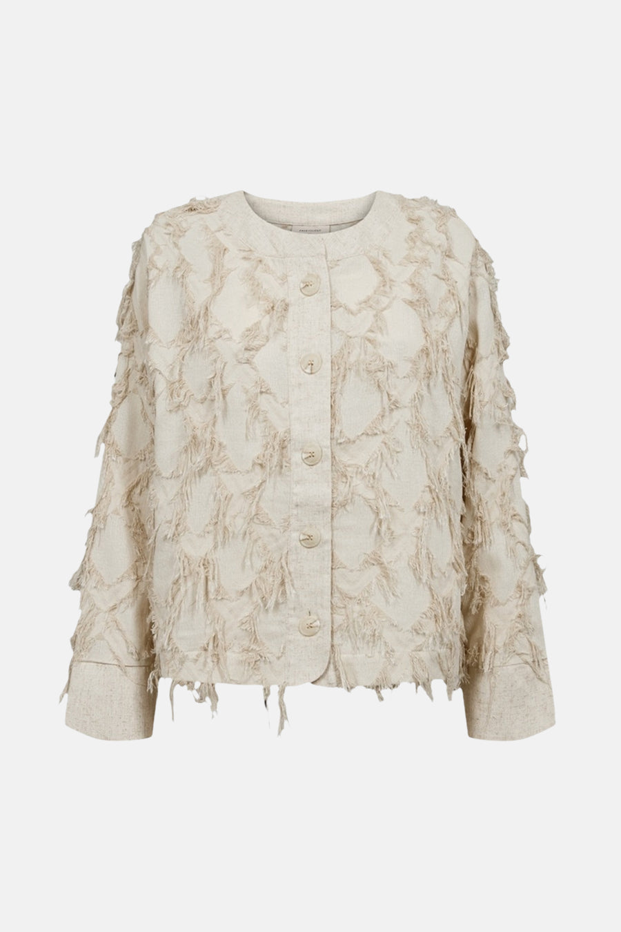 Hemd met lange mouwen - beige