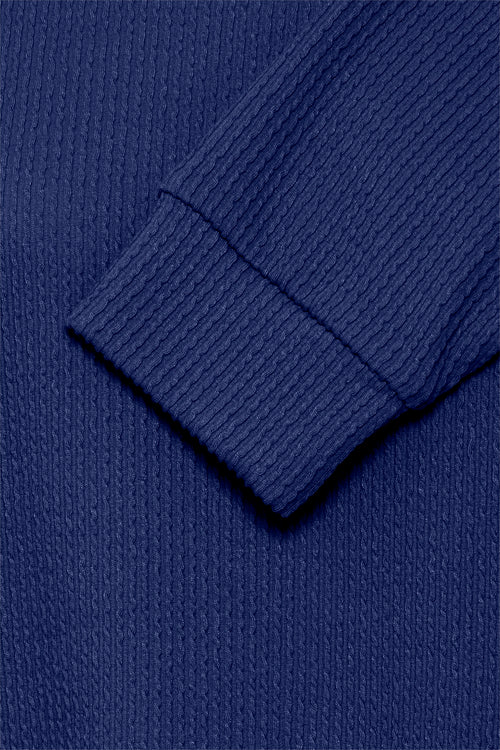 Top uni manches longues Bleu - B.YOUNG