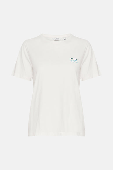 Top uni manches courtes blanc - B.YOUNG