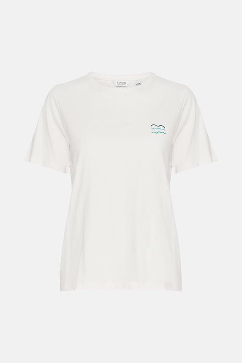 Top uni manches courtes Blanc - B.YOUNG