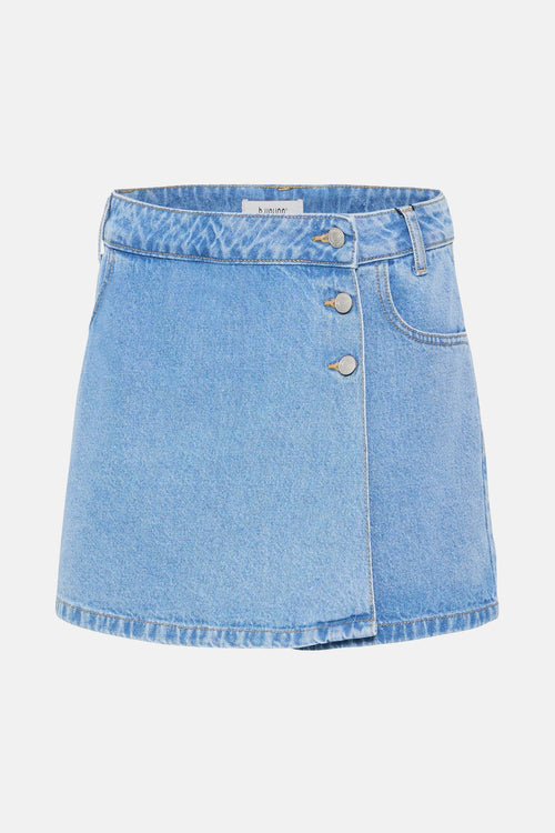 Jupe-short LIGHT BLUE DENIM - B.YOUNG