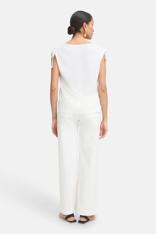 Top uni manches courtes Beige - B.YOUNG