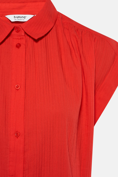 Chemise à manches courtes - rouge