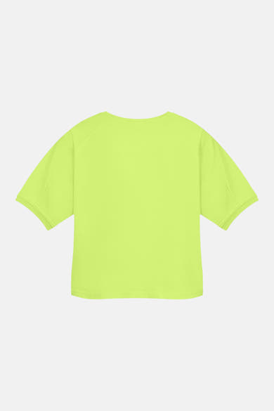 Top uni manches courtes vert de FREEQUENT, avec une coupe décontractée et des finitions simples.