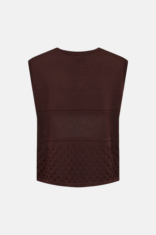 Top - brun