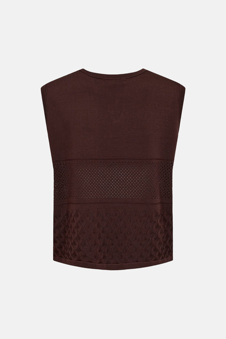 Top - brun