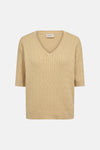 Pull col V - Jaune