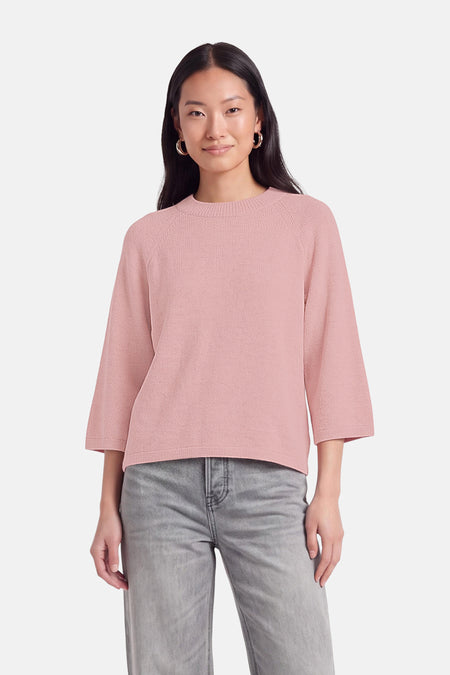 Pull O-hals - roze