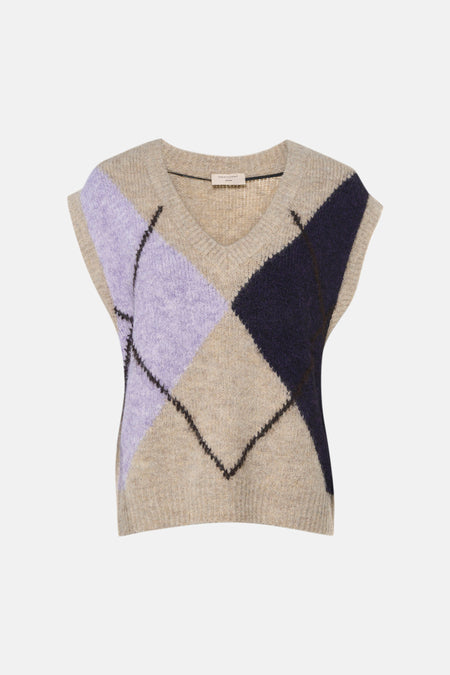 Gilet zonder mouwen - multicolor