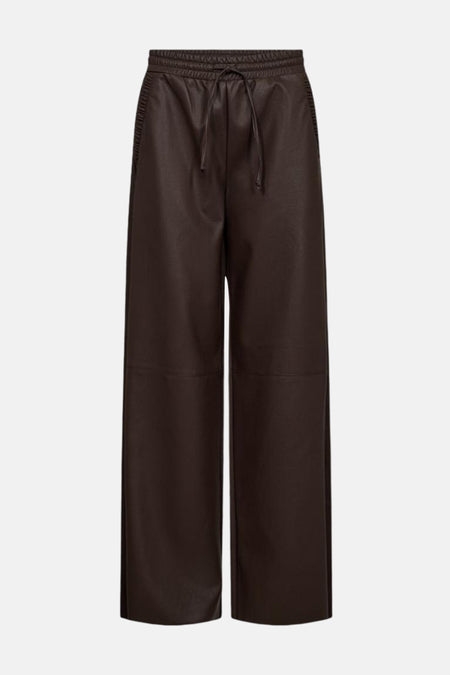 Dames sb seizoensbroek elastic brun - FREEQUENT