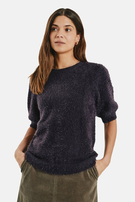 Pull col O - violet