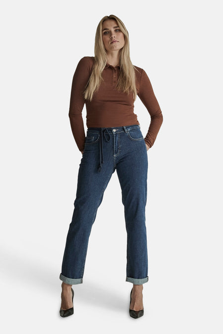 BOBBY - mid blue denim