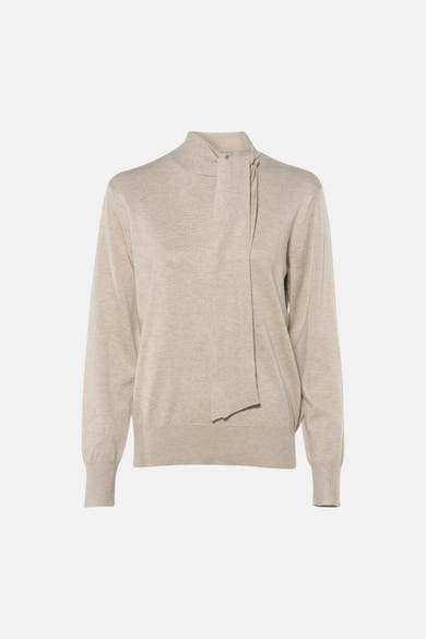 Pull col O - Beige