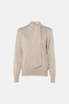 Pull col O - Beige