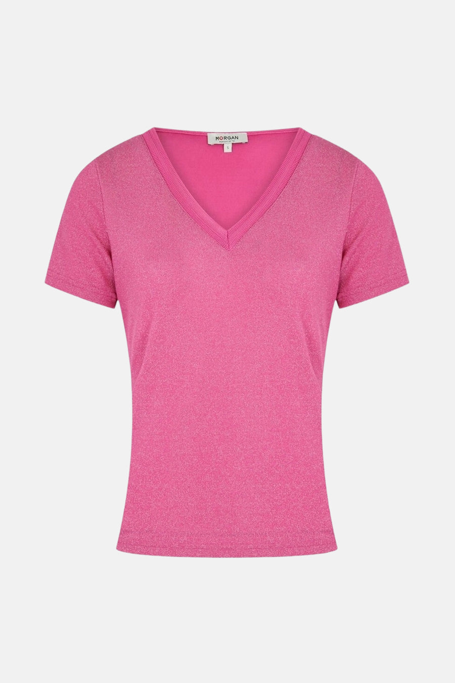 Top uni manches courtes Rose - Morgan de Toi