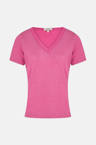 Top uni manches courtes Rose - Morgan de Toi