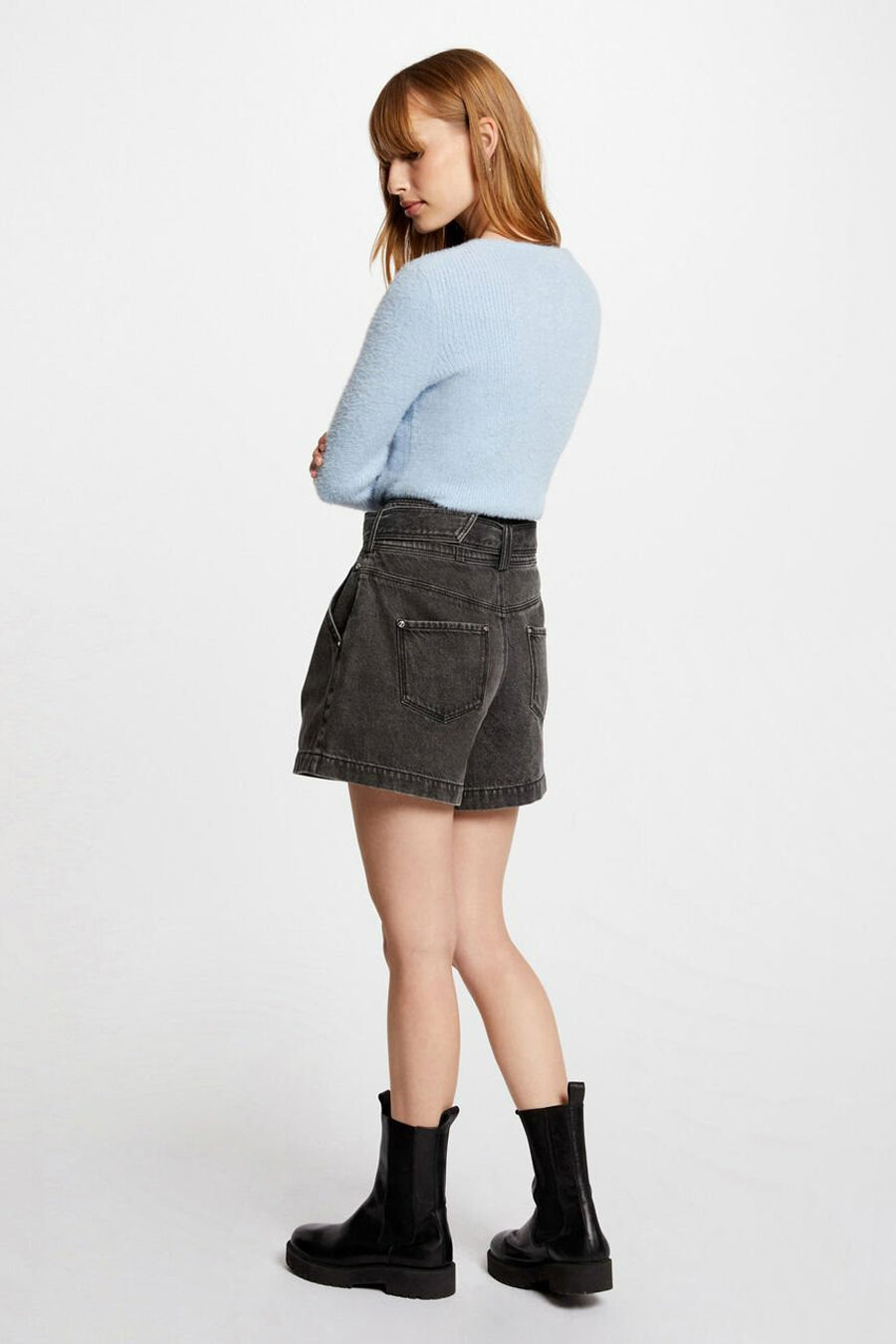 Pull col V Bleu - Morgan de Toi