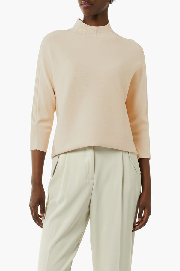 Pull col rond Beige - COMMA
