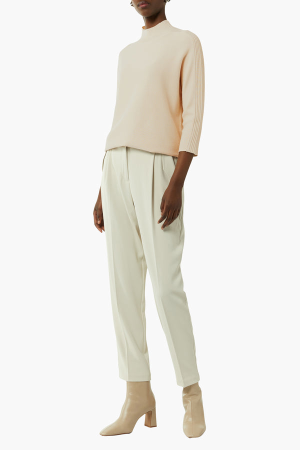 Pull col rond Beige - COMMA