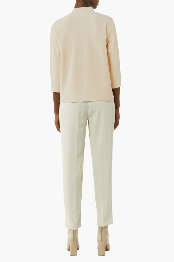 Pull col rond Beige - COMMA
