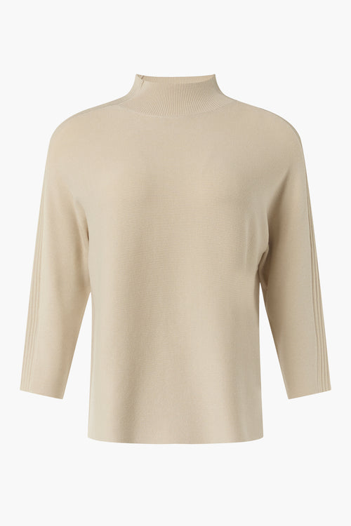 Pull col rond Beige - COMMA