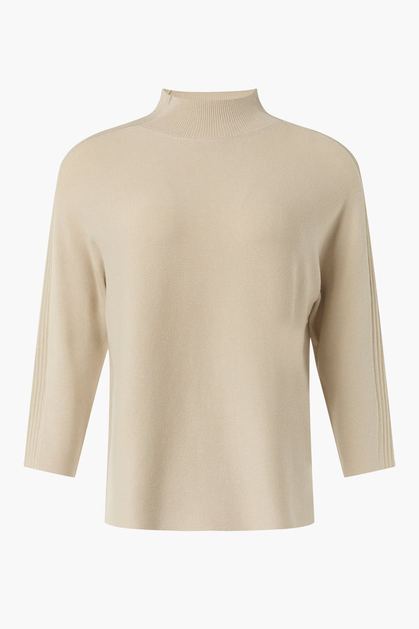 Pull col rond Beige - COMMA