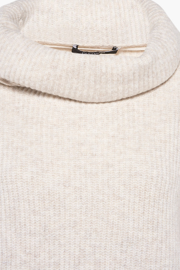 Pull col montant Beige - COMMA
