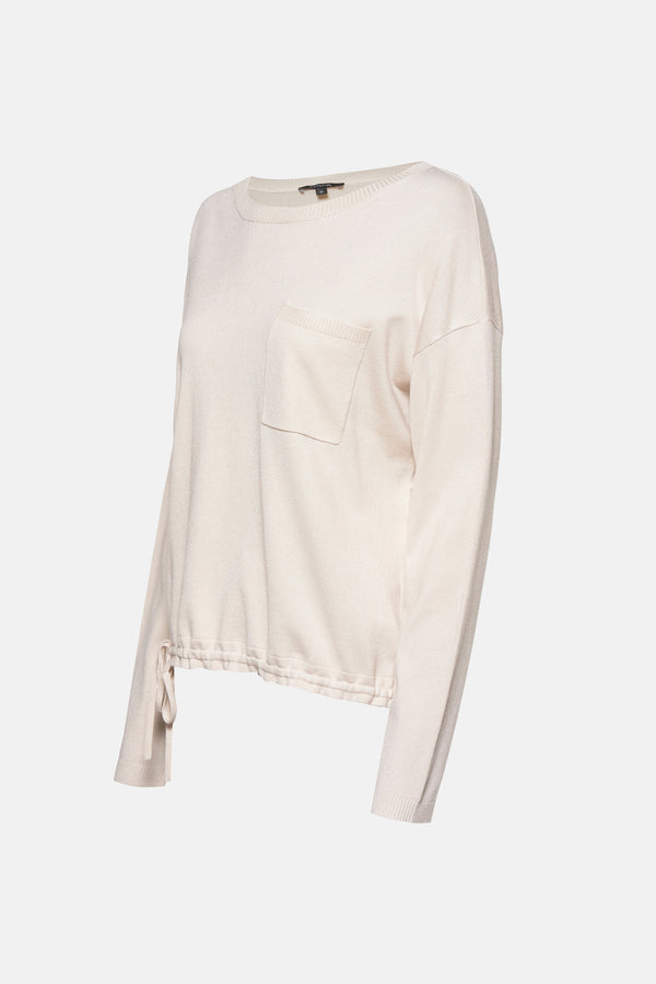 Pull col rond Beige - COMMA