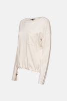 Pull col rond Beige - COMMA