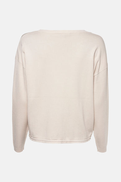 Pull col rond Beige - COMMA