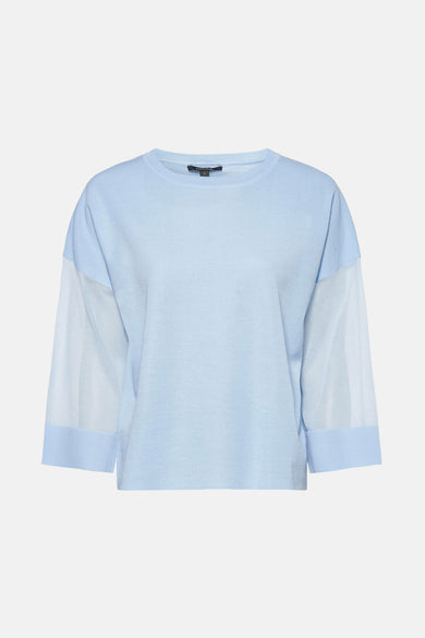 Trui met ronde hals Blauw - COMMA